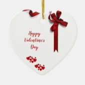 Valentinstag Keramik Ornament (Vorne)