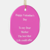 Valentinstag Keramik Ornament (Rechts)
