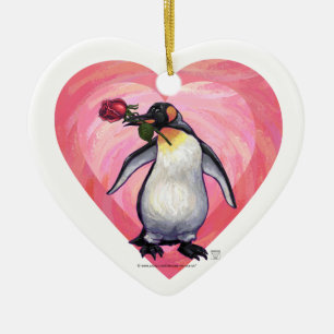 Valentinstag Keramik Ornament