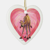 Valentinstag Keramik Ornament (Rechts)