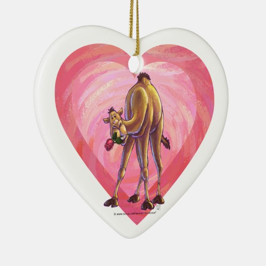 Valentinstag Keramik Ornament (Rechts)