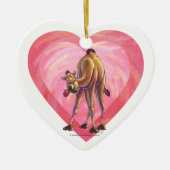 Valentinstag Keramik Ornament (Vorne)