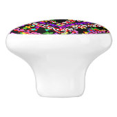 Valentinstag Keramikknauf (Seitenansicht)