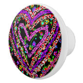 Valentinstag Keramikknauf (Rechts)