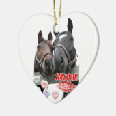 Valentinstag Keramikornament (Links)