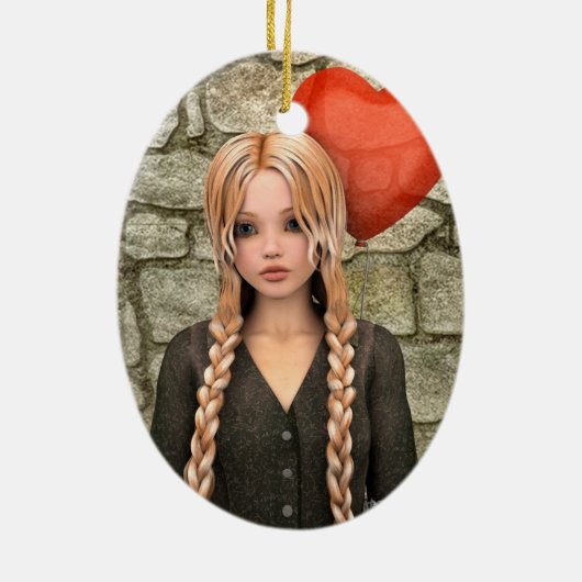 Valentinstag Keramikornament (Hinten)