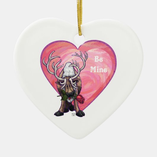 Valentinstag Keramikornament (Vorne)