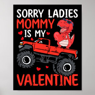 Valentinstag Kinder Jungen Entschuldigung Ladys Mo Poster