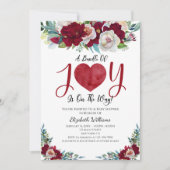 Valentinstag Kinderdusche Einladung (Vorderseite)