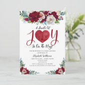 Valentinstag Kinderdusche Einladung (Stehend Vorderseite)