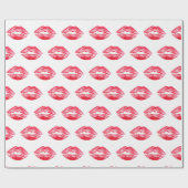 VALENTINSTAG KISS GESCHENKPAPIER (Flach)