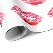 VALENTINSTAG KISS GESCHENKPAPIER (Rolleneckpunkt)