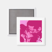 Valentinstag Kiss Magnet (Vorderseite/Rückseite)