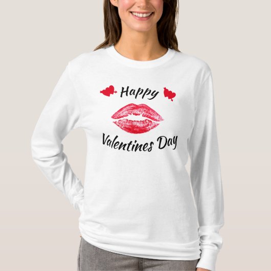 VALENTINSTAG KISS T-Shirt (Vorderseite)