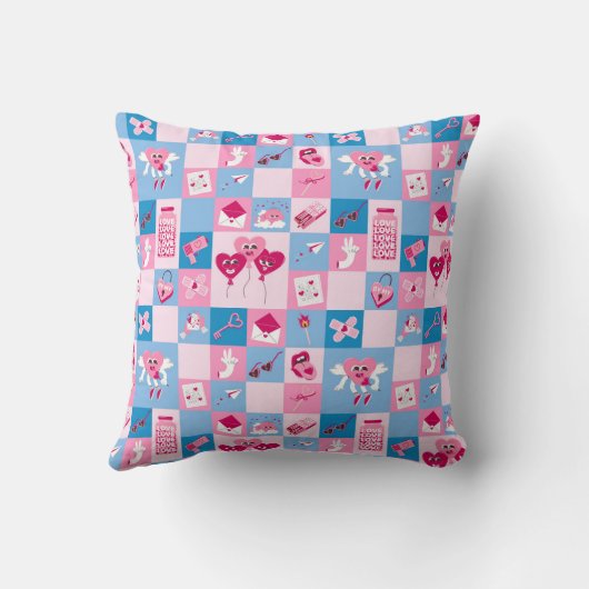 Valentinstag Kissen (Rückseite)