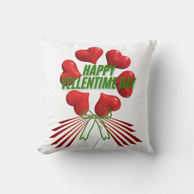 Valentinstag Kissen (Vorderseite)