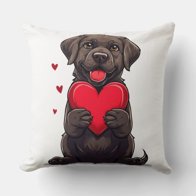 Valentinstag Kissen (Vorderseite)
