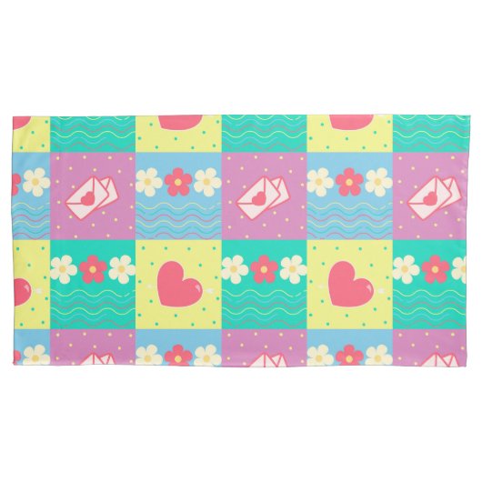 Valentinstag Kissenbezug (Vorderseite)