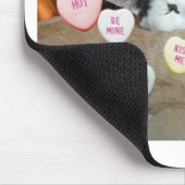 Valentinstag Kittens Mousepad (Ecke)