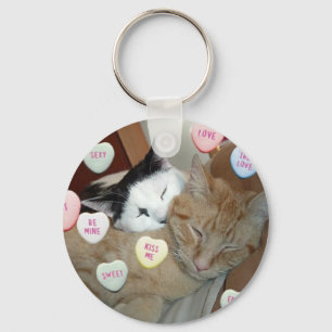 Valentinstag Kittens Schlüsselanhänger