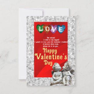 Valentinstag Klappkarte Karte