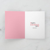 Valentinstag-Klassenzimmer der Lieblingslehrer Feiertagskarte (Innenseite)