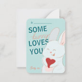 Valentinstag Klassenzimmer Sonnige Lieben Mitteilungskarte (Vorderseite)