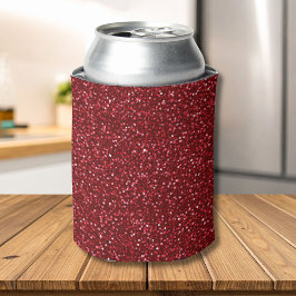 Valentinstag Klassisch Trendiges rotes Glitter Dosenkühler