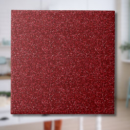 Valentinstag Klassisches Trendiges Rot Glitter Fliese