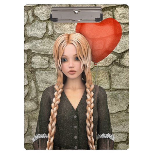 Valentinstag Klemmbrett (Vorderseite)