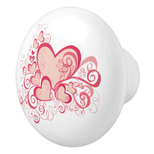 Valentinstag Knob Keramikknauf