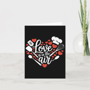 Valentinstag Kochen Koch Liebe Herz Liebe ist in Karte
