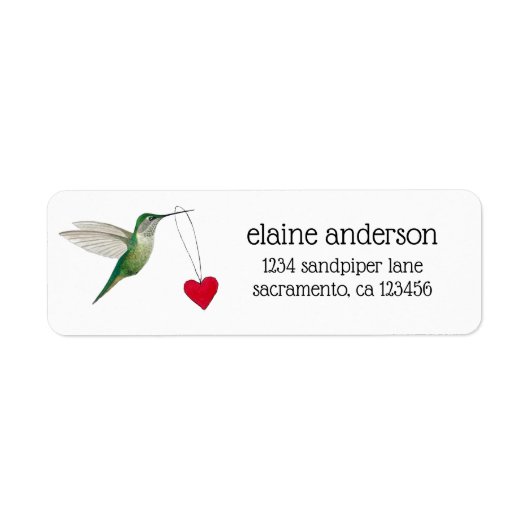 Valentinstag Kolibri (Vorne)