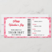 Valentinstag Konzert Geschenkkarte für sie Einladung (Vorderseite)