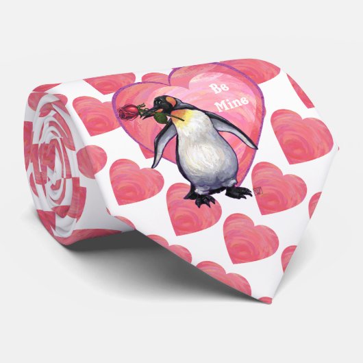 Valentinstag Krawatte (Gerollt)