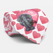 Valentinstag Krawatte (Gerollt)