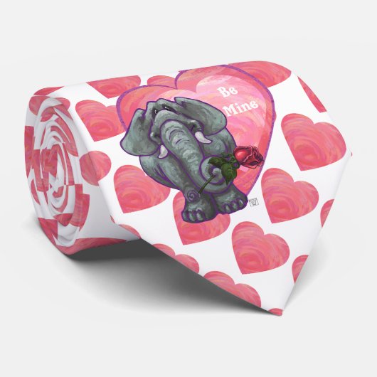 Valentinstag Krawatte (Gerollt)