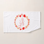 Valentinstag-Kreisdesign-25695 Handtuch (Handtuch)