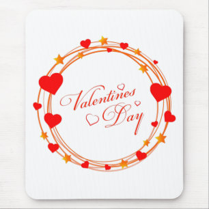 Valentinstag-Kreisdesign-25695 Mousepad