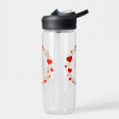 Valentinstag-Kreisdesign-25695 Trinkflasche (Links)
