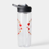 Valentinstag-Kreisdesign-25695 Trinkflasche (Rechts)