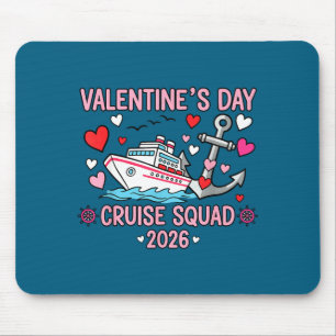 Valentinstag Kreuzfahrt 2026 passende Familien Paa Mousepad
