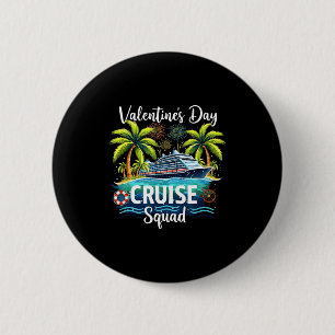 Valentinstag Kreuzfahrt Squad Urlaub Reisende Lieb Button
