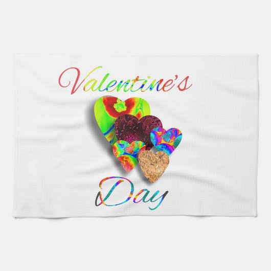 Valentinstag Küchentuch (Horizontal)