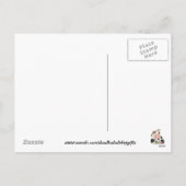 Valentinstag Kuh Postkarte (Rückseite)