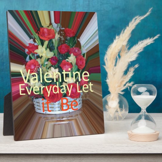 Valentinstag Kunst Print Fotoplatte (Seite)