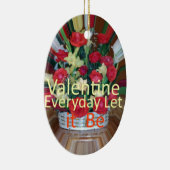 Valentinstag Kunst Print Keramik Ornament (Rechts)