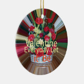 Valentinstag Kunst Print Keramikornament (Rechts)