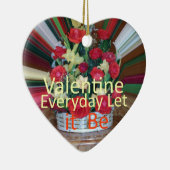 Valentinstag Kunst Print Keramikornament (Rechts)