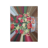 Valentinstag Kunst Print Notizblock (Rotiert)